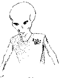 Alien drawing