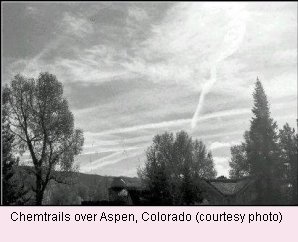chemtrails over Aspen, Colorado
